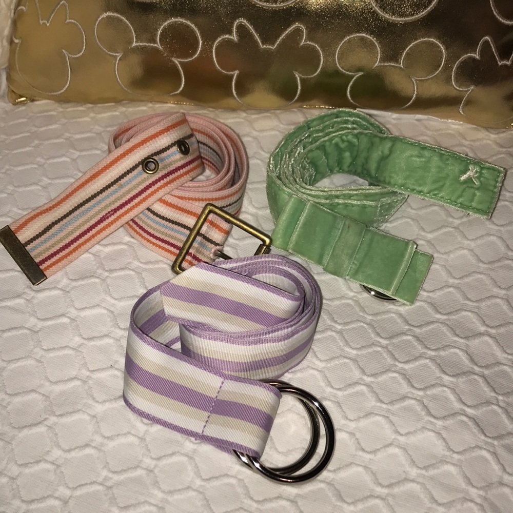 Lot of 3 Belts